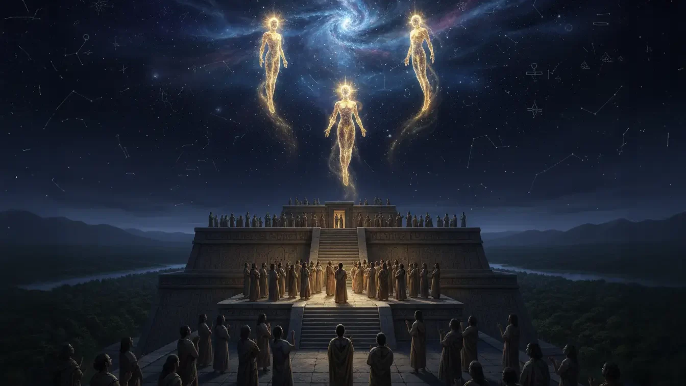 civilizaciones antiguas observando el cielo